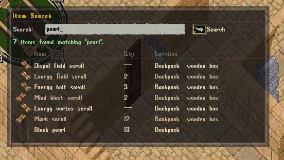 Improved Item Search
